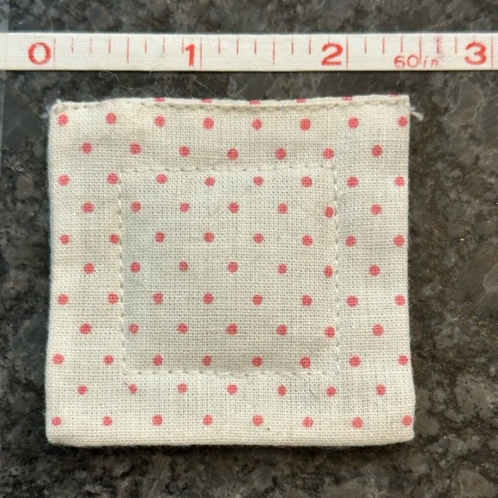 Maileg White & Pink Dotted Pillow Mouse